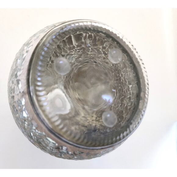 SOAP DISPENSER-Mirror Mosaic-Glitter-Silver-7 in High-Modern - Picture 4 of 10